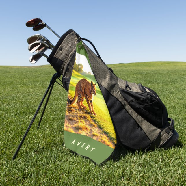 Serviette de golf pour chat (Vert)