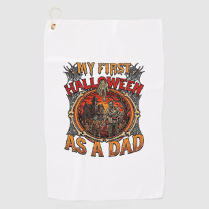Serviette De Golf Premier Halloween en tant que papa zombie maison h