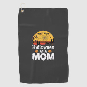 Serviette De Golf Première conception de maman Halloween vintage cou