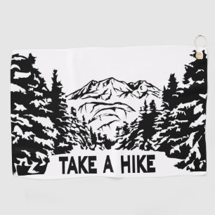 Serviette De Golf Prenez une citation Hippique paysage montagnard mo