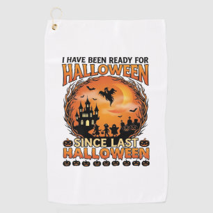 Serviette De Golf Prêt Halloween Depuis Dernier Fantôme De Château H