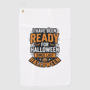 Serviette De Golf Prêt pour Halloween Vintage Chemise Épouvante Desi