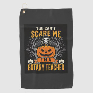 Serviette De Golf Professeur de botanique d'Halloween squelette Citr