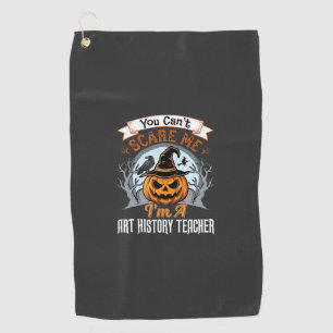 Serviette De Golf Professeur d'histoire de l'art Halloween Design de