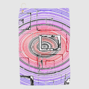 Serviette De Golf Psychédélique