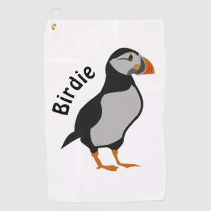 Serviette De Golf Puffin Atlantique debout La Bonne Chuck Birdie