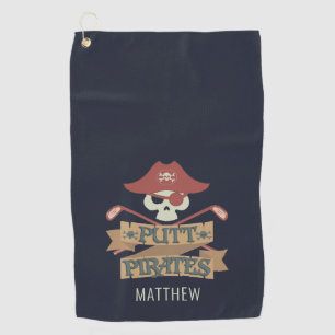 Serviette De Golf Putt Pirates Golf Hobby