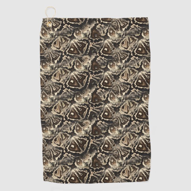 Serviette De Golf Python Skin (Devant)
