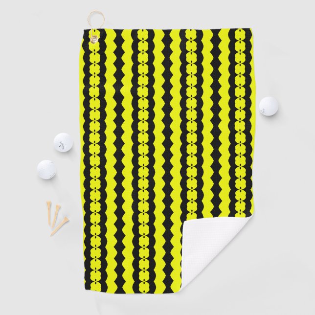 Serviette De Golf Rayures de la Savane (En situation)