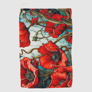 Serviette De Golf RedPoppy