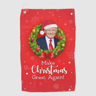 Serviette De Golf Refaire Noël plus grand Trump MAGA cadeau drôle