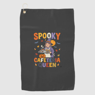 Serviette De Golf Reine de la cantine d'Halloween