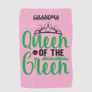 Serviette De Golf Reine du Vert Pesonalisée