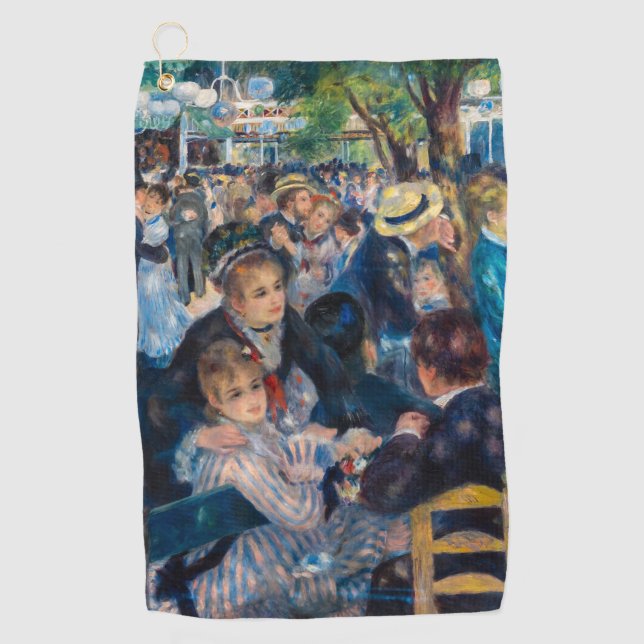Serviette De Golf Renoir - Danse au Moulin de la Galette (Devant)