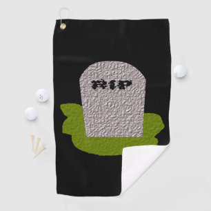 Serviette De Golf RIP Tombstone Golf Towel