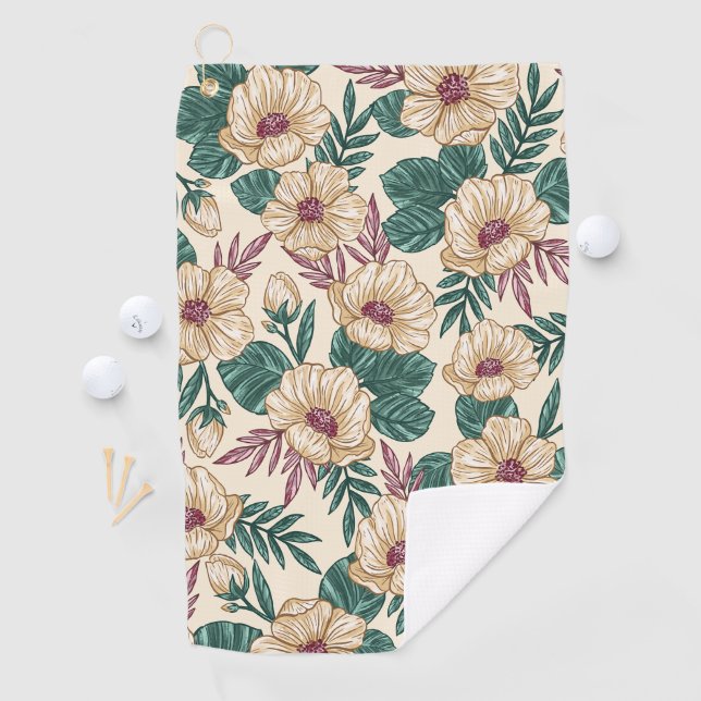 Serviette De Golf Rose (En situation)