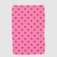 Rose Chaud Sur Pois Rose Design Motif