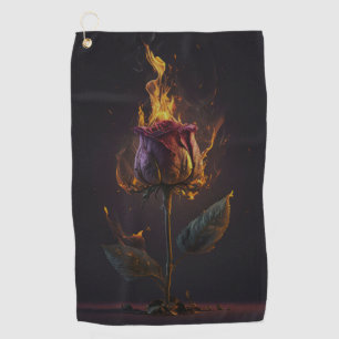 Serviette De Golf rose en feu