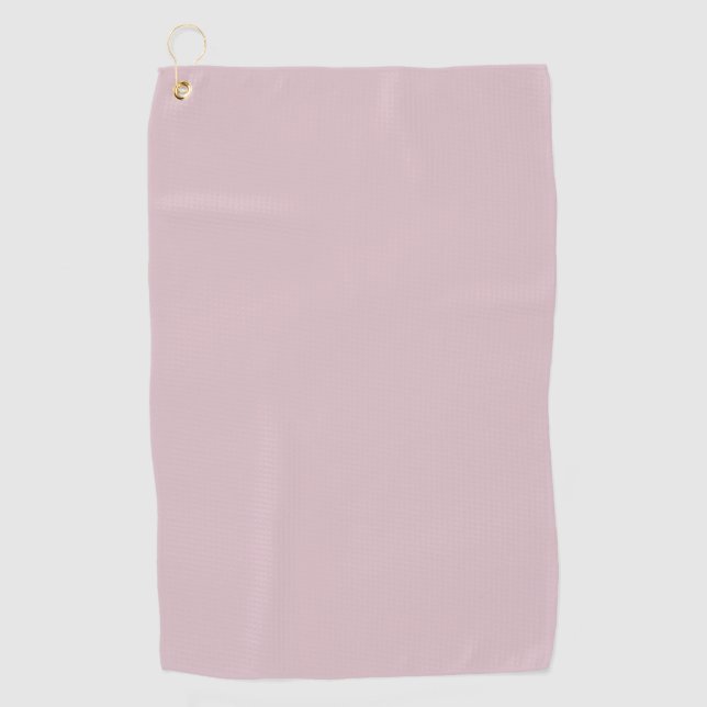 Serviette De Golf Rose pastel solide (Devant)