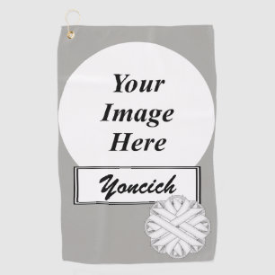 Serviette De Golf Ruban de fleurs blanches par Kenneth Yoncich