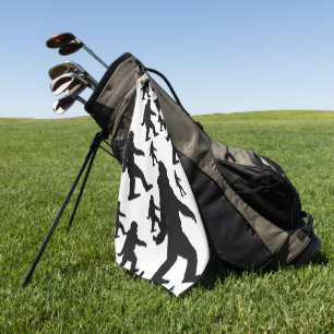 Serviette De Golf Sasquatch Bigfoot Silhouette Squatchine