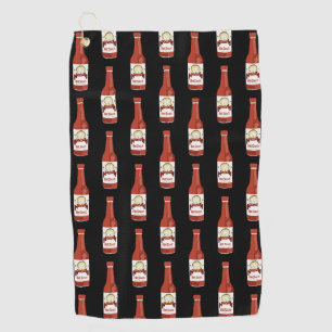 Serviette De Golf Sauce chaude épicée Salsa Picante Cat Maracas Moti