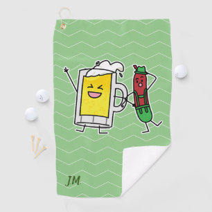 Serviette De Golf Saucisse de bière Octoberfest Oktoberfest lederhos