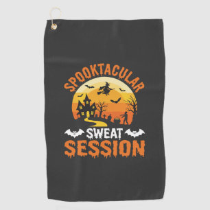 Serviette De Golf Séance de sudation Halloween Spooktacular Fitness