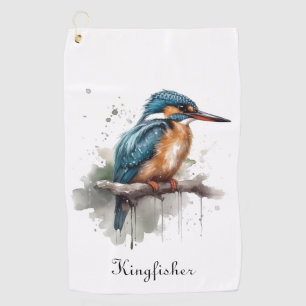 Serviette De Golf Sérénité du martin-pêcheur