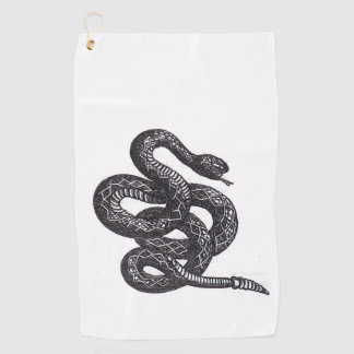 Serviette De Golf Serpent Crotalus Cascavella (Vipère à Piton Venime