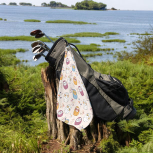 Serviette De Golf Sleepy Sloth