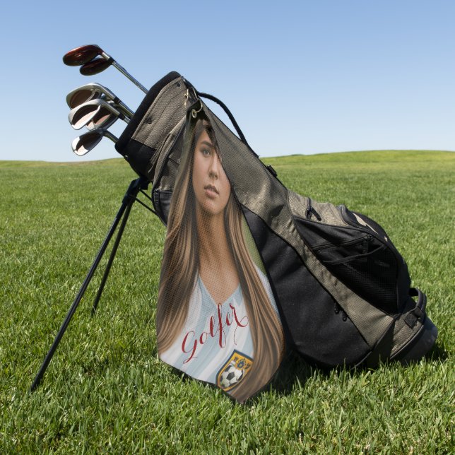 Serviette de golf Smart Golfer Girl (Vert)