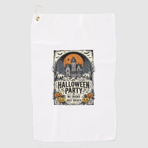 Serviette De Golf Soirée Halloween Vintage Pas de Farces Rien que de