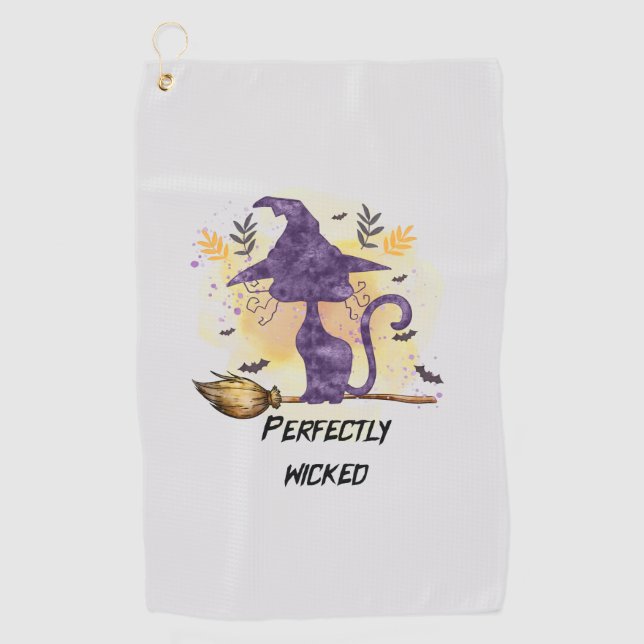 Serviette De Golf Sorcières fous (Devant)