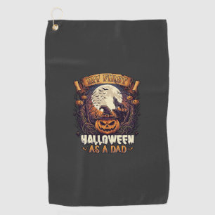 Serviette De Golf Sorcières Pendues Halloween Sorcière Volante Maiso