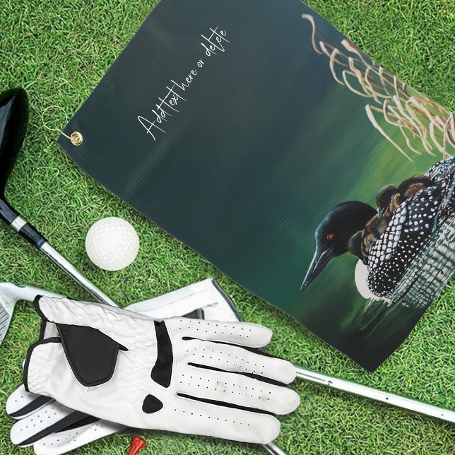 Serviette De Golf Sortie de la famille Loon (Créateur téléchargé)
