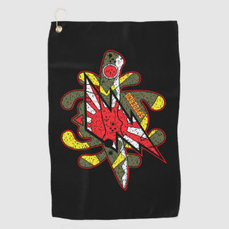 Serviette De Golf Spyderco Couteaux Kamikaze Zero Golf Serviette