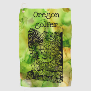 serviette de golf State of Oregon