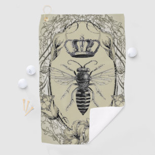 Serviette De Golf steampunk beekeeper patron dame bee reine couronne