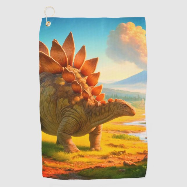 Serviette De Golf Stegosaurus (Devant)