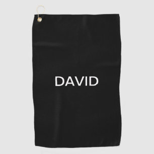 Serviette De Golf Style moderne Gras Noir Blanc