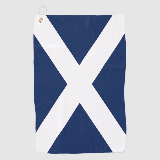 Serviette De Golf Symbole du drapeau de Tenerife Ecosse (Devant)