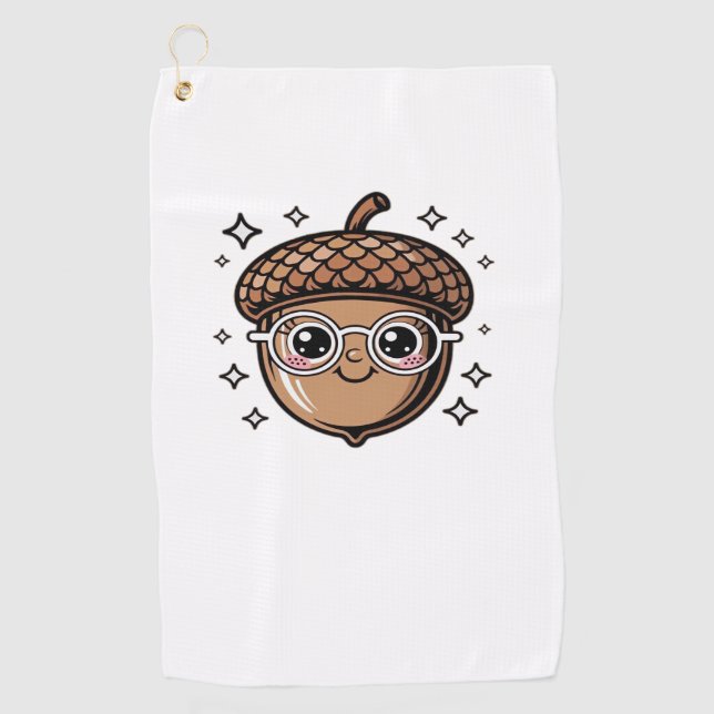 Serviette De Golf T-shirt classique à carreaux mignons (Devant)