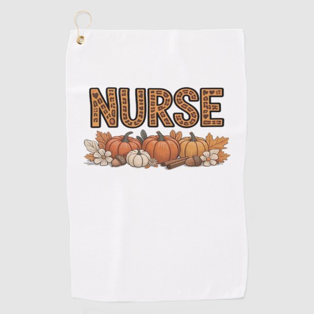 Serviette De Golf T-shirt classique INFIRMIÈRE (Devant)