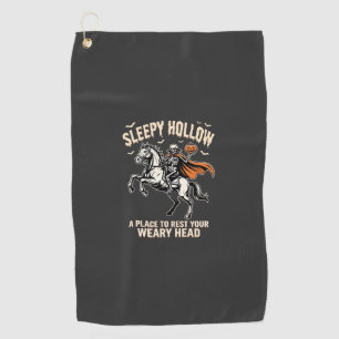 Serviette De Golf T-Shirt Halloween Cavalier sans tête Sleepy Hollow