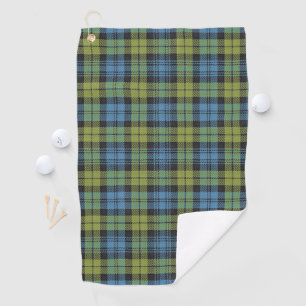 Serviette De Golf Tartan d'écossais de famille de Campbell