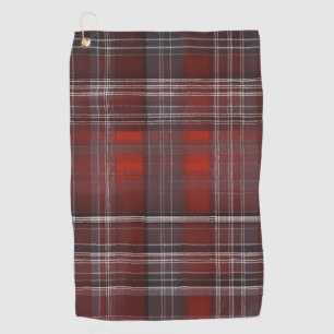 Serviette De Golf Tartan, Motif de chèques intemporels