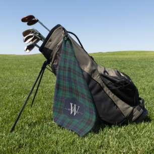Serviette De Golf Tartan Plaid Écossais Traditionnel du Clan Davidso
