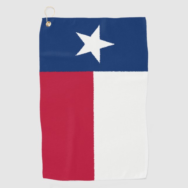 Serviette De Golf Telle de golf Texas Flag (Devant)