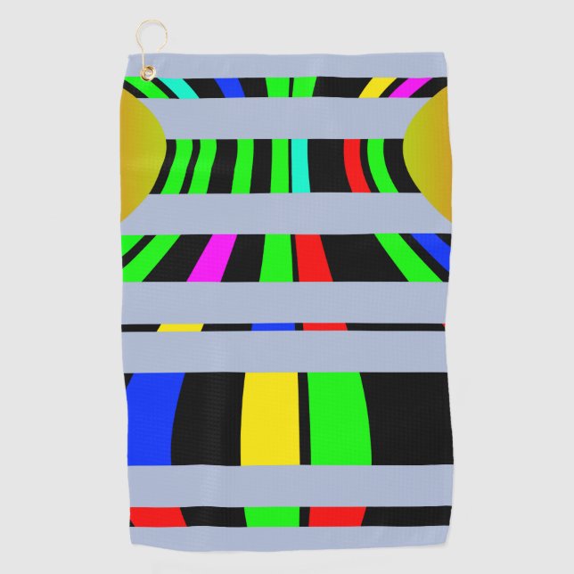 Serviette De Golf Temps de déplacement (Devant)